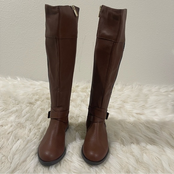 Women’s Kenneth Cole Reaction Women's Wind Riding Brown Boots Size 5 US! - Picture 4 of 12